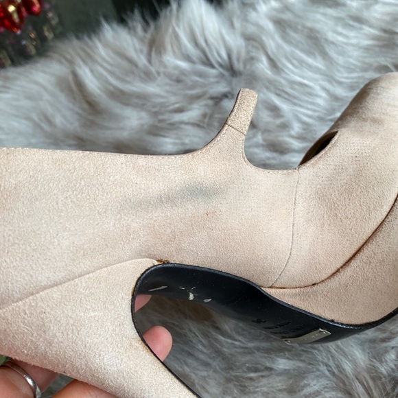 Dolce & Gabbana blush suede platform high heels size 36 - Picture 5 of 14